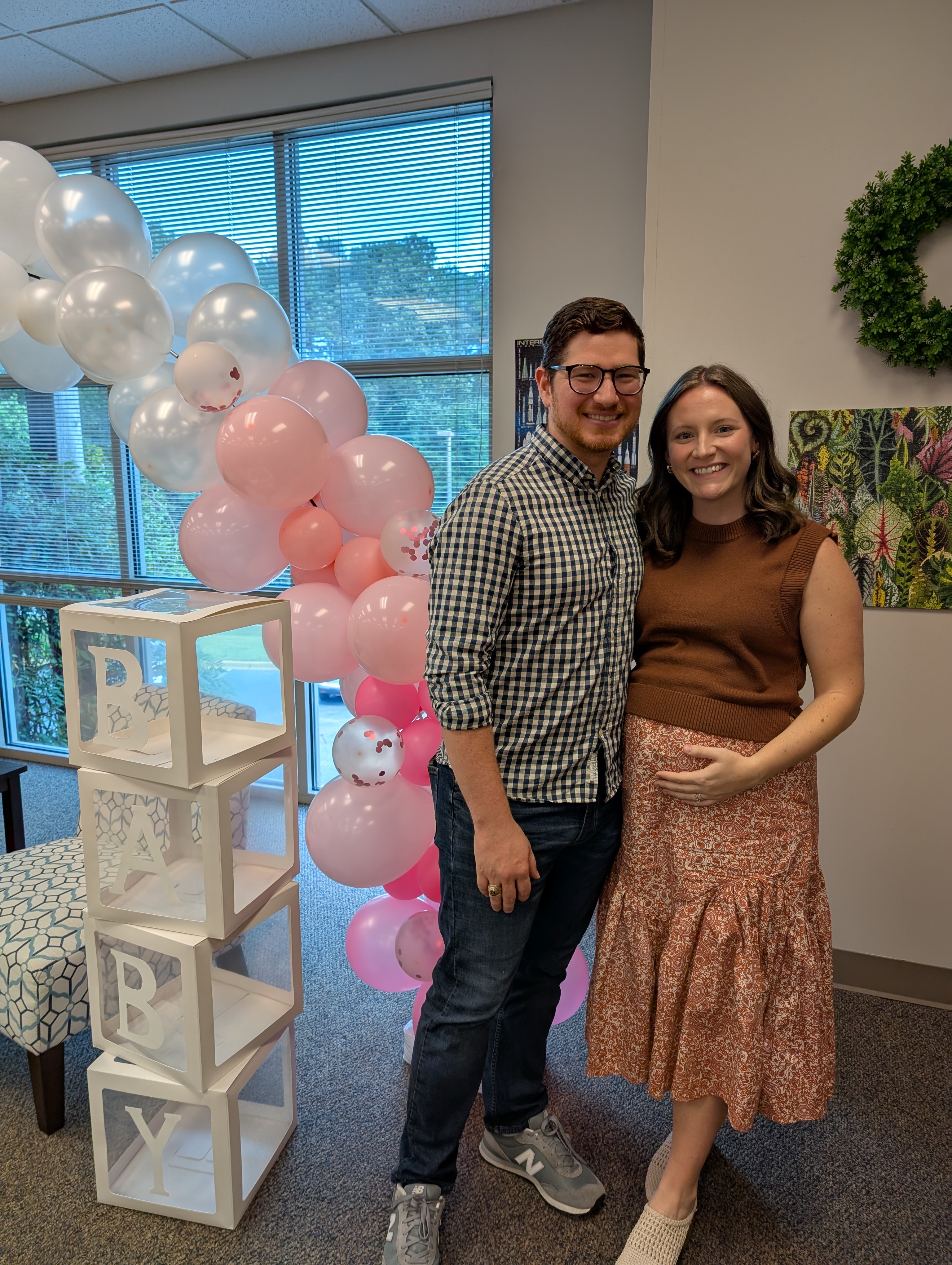 Caleb and Shyanne at their baby shower